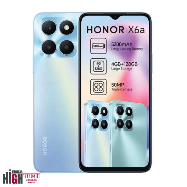 smartphone-honor-x6a-4-go-128-go-silver
